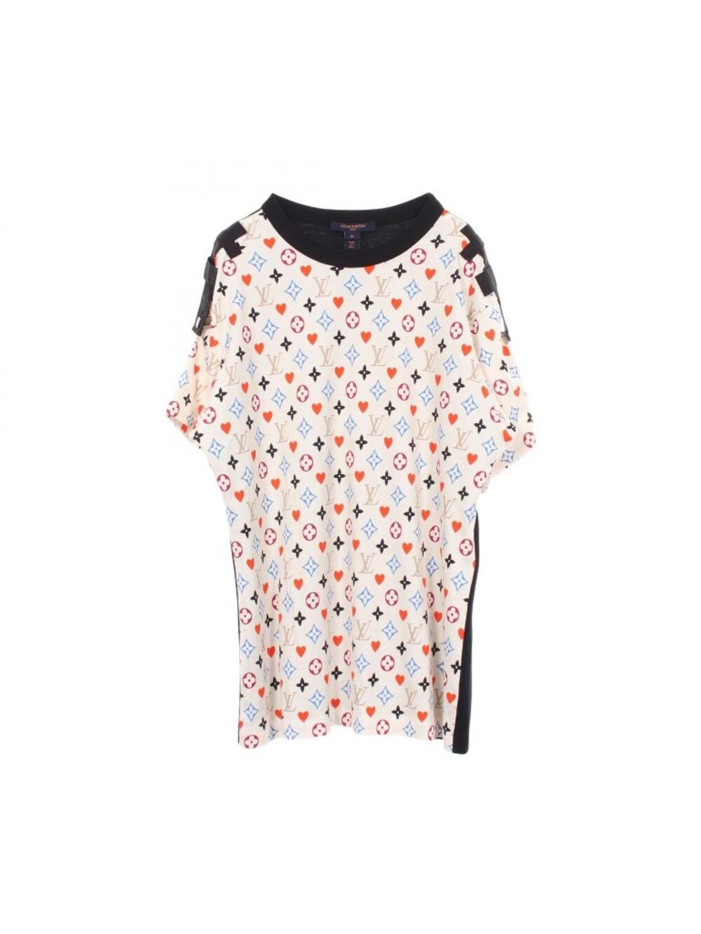 Louis Vuitton Short Sleeve T-Shirt Monogram Game on Contrast Back Cotton
